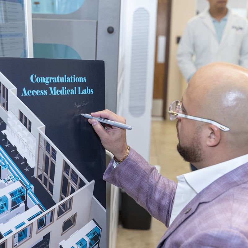 Adam El-Hosseiny (COO of Access Medical Labs)