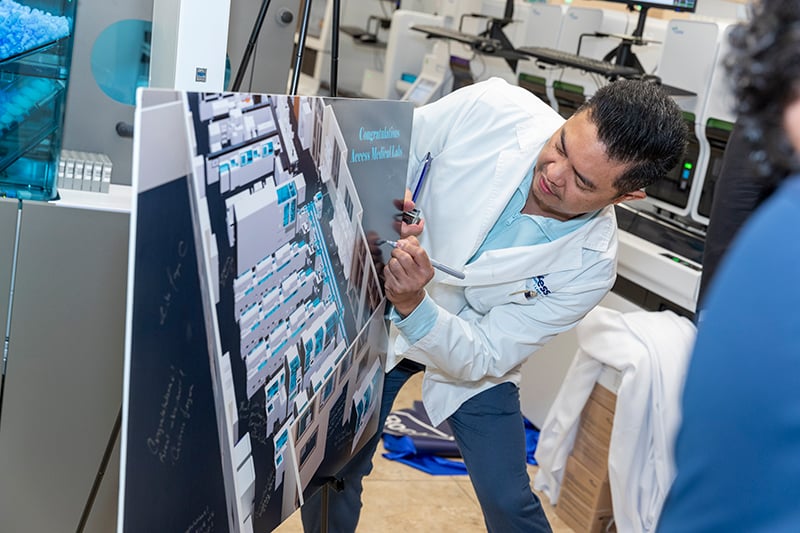 Teem Fuertes (Laboratory Director of Access Medical Labs)